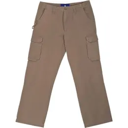 Mens Cotton Cargo Pants Desert Kalahari